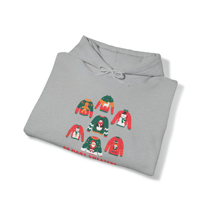 Festive Threads | Christmas So Many Sweaters Unisex Heavy Blend™ Hooded Sweatshirt