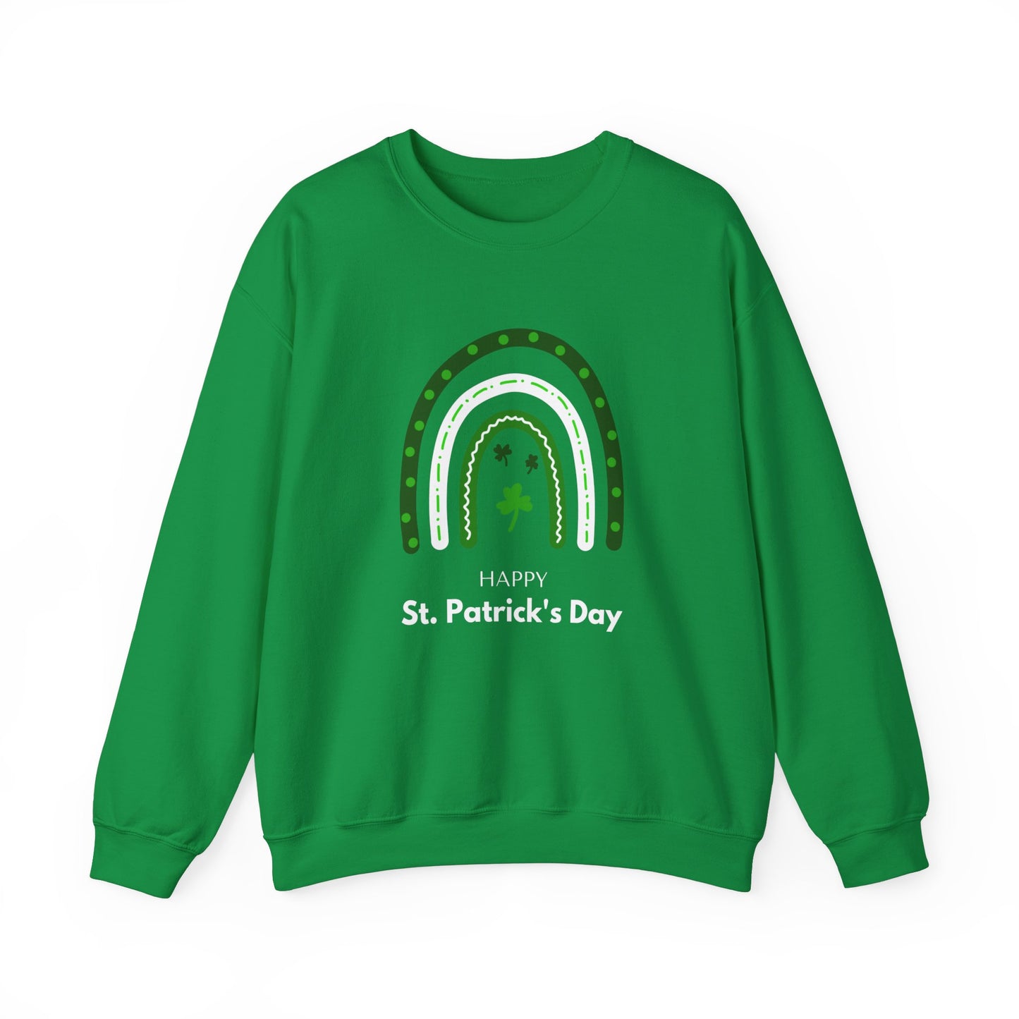 Festive Threads | St. Patrick's Day Rainbow Unisex Heavy Blend™ Crewneck Sweatshirt