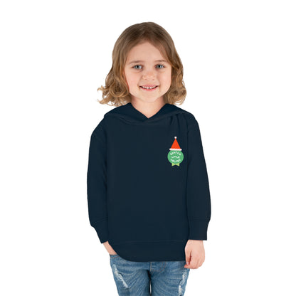 Festive Threads | Christmas Santa's Helper Toddler Pullover Fleece Hoodie