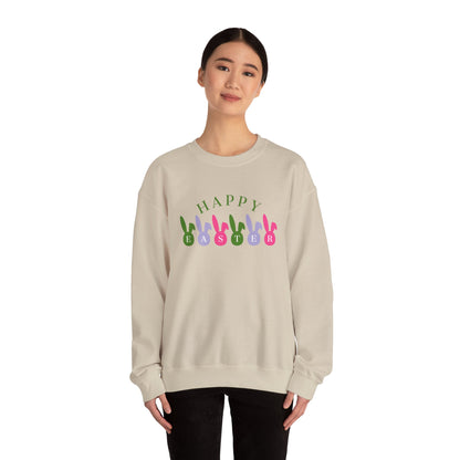 Festive Threads | Easter | Happy Easter Unisex Heavy Blend™ Crewneck Sweatshirt