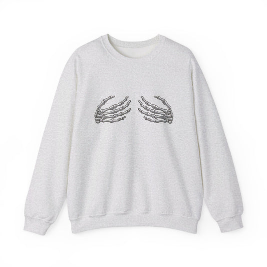 Festive Threads | Halloween Hands Off Unisex Heavy Blend™ Crewneck Sweatshirt