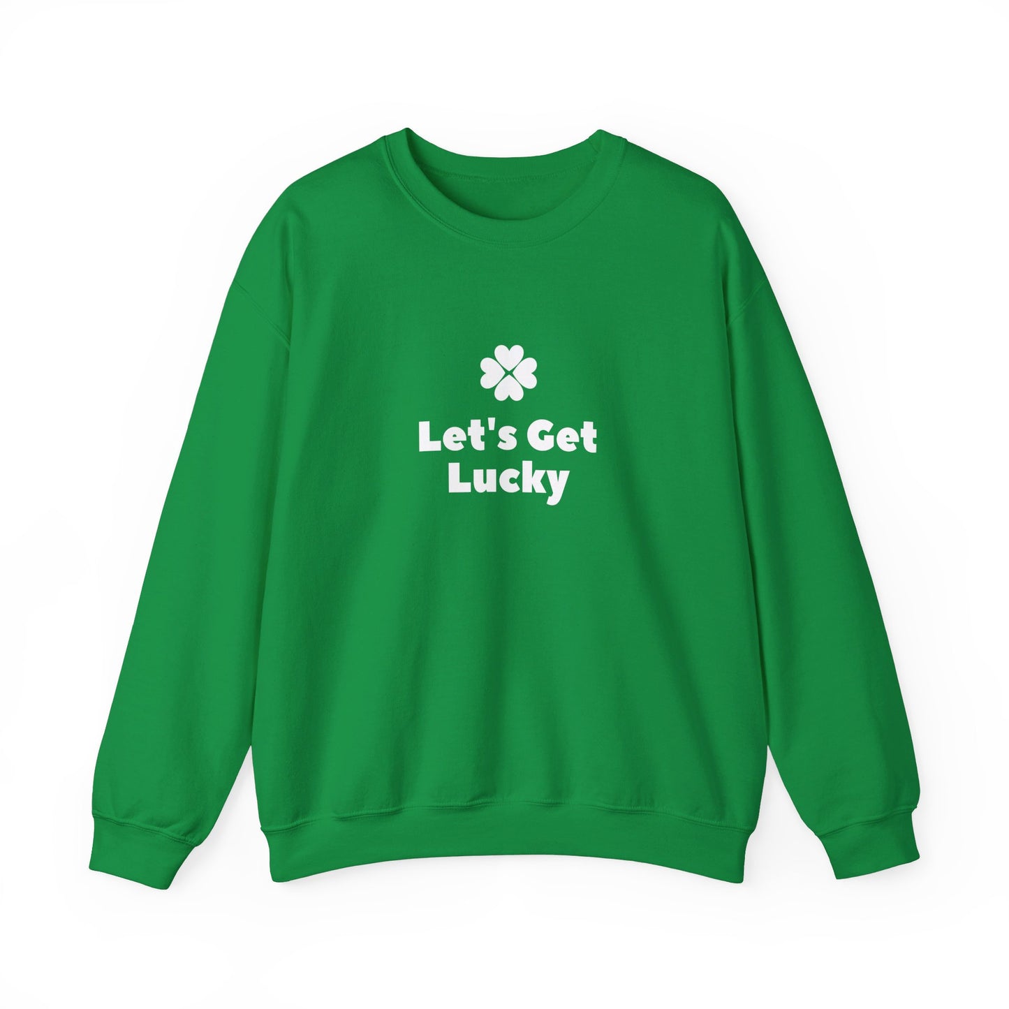 Festive Threads | St. Patrick's Day Let's Get Lucky Unisex Heavy Blend™ Crewneck Sweatshirt