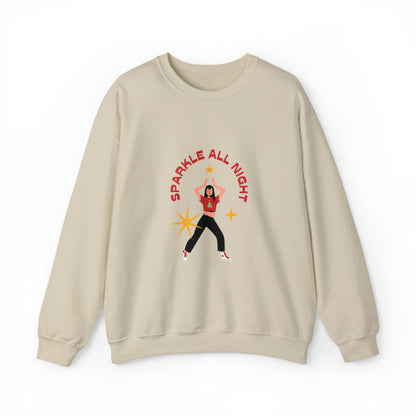 Festive Threads | Christmas Slay All Day Unisex Heavy Blend™ Crewneck Sweatshirt