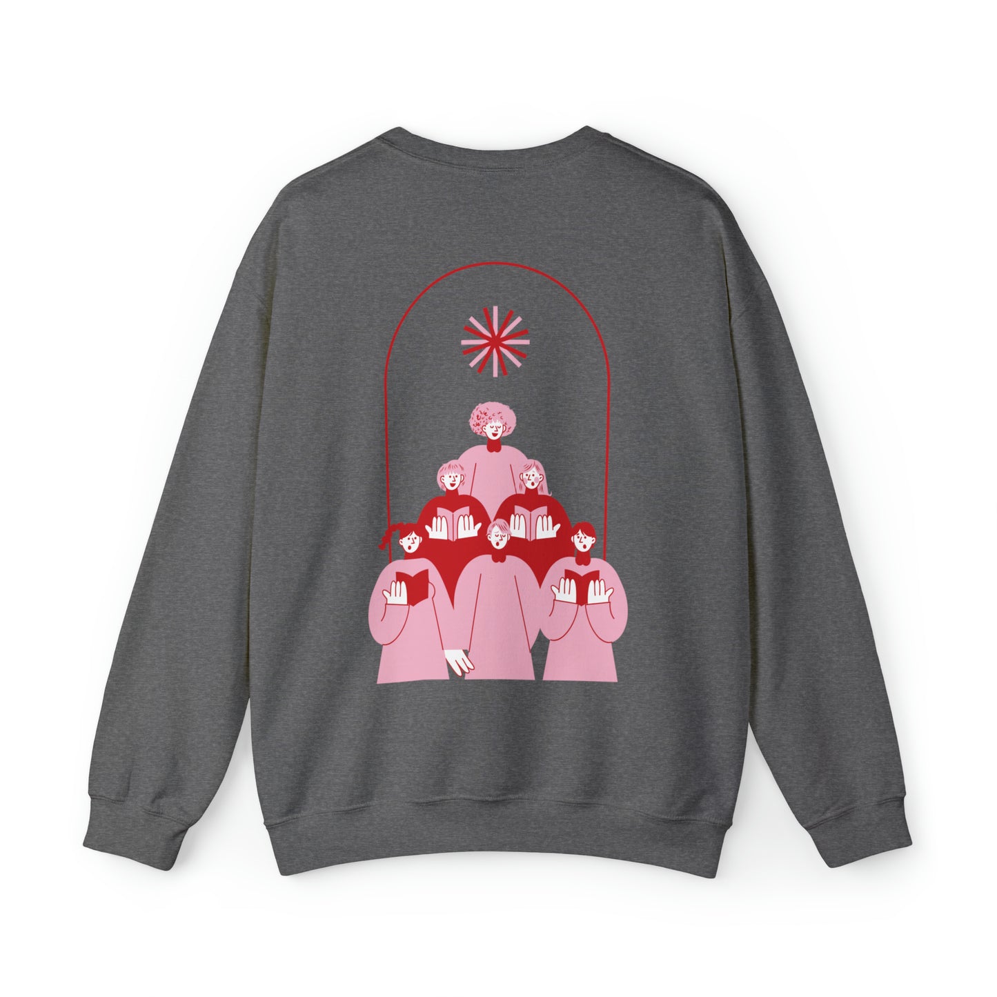 Festive Threads | Christmas Fa La La Unisex Heavy Blend™ Crewneck Sweatshirt