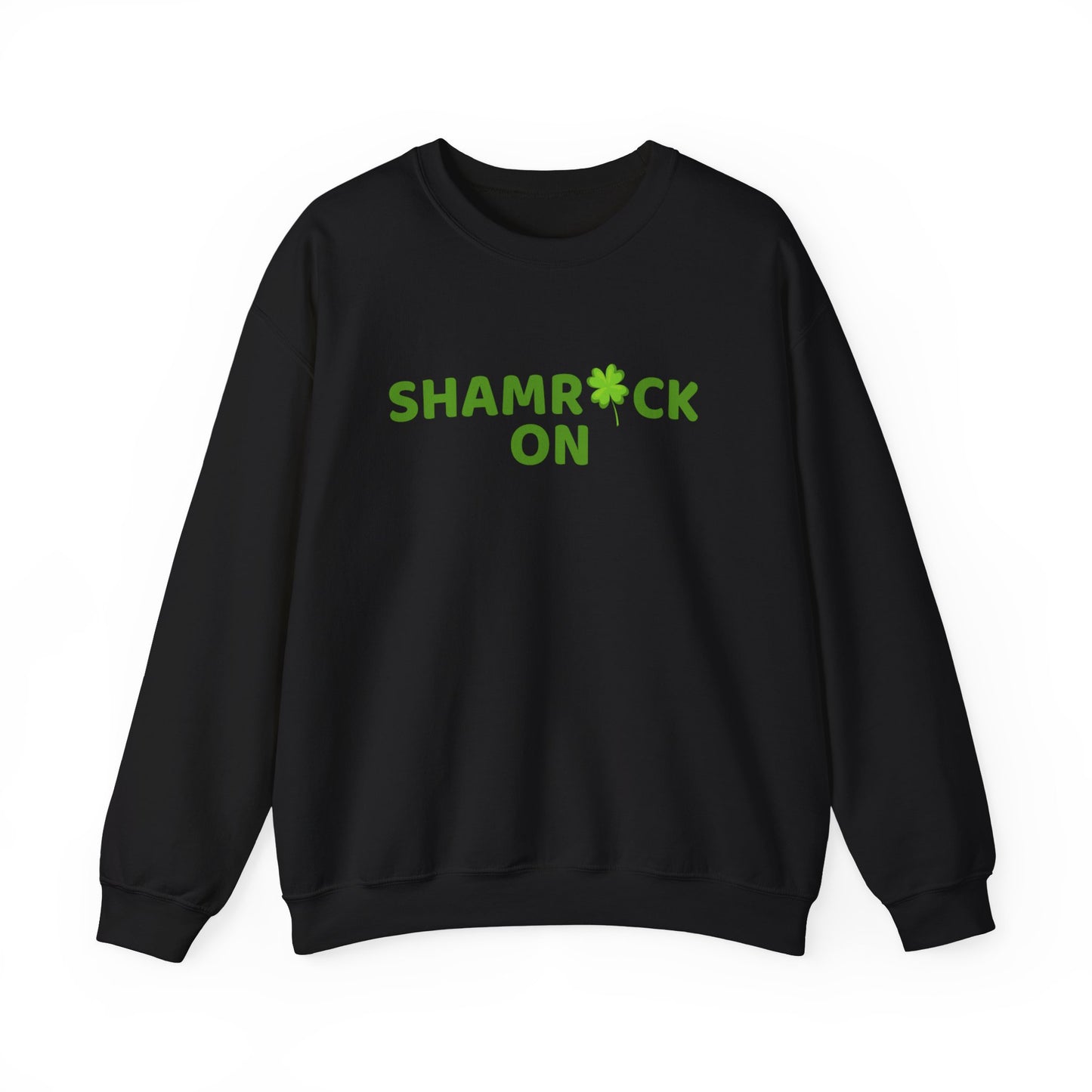 Festive Threads | St. Patrick's Day Shamrock's On Unisex Heavy Blend™ Crewneck Sweatshirt