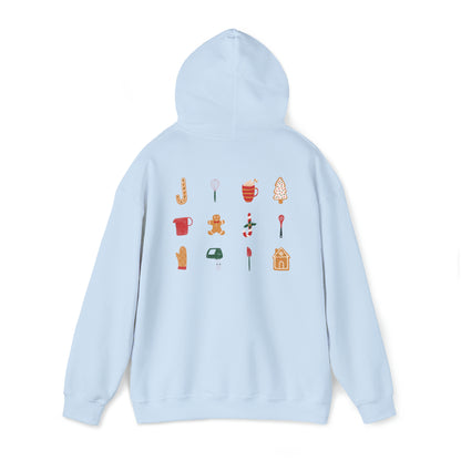 Festive Threads | Christmas Baking Crew Unisex Heavy Blend™ Hooded Sweatshirt