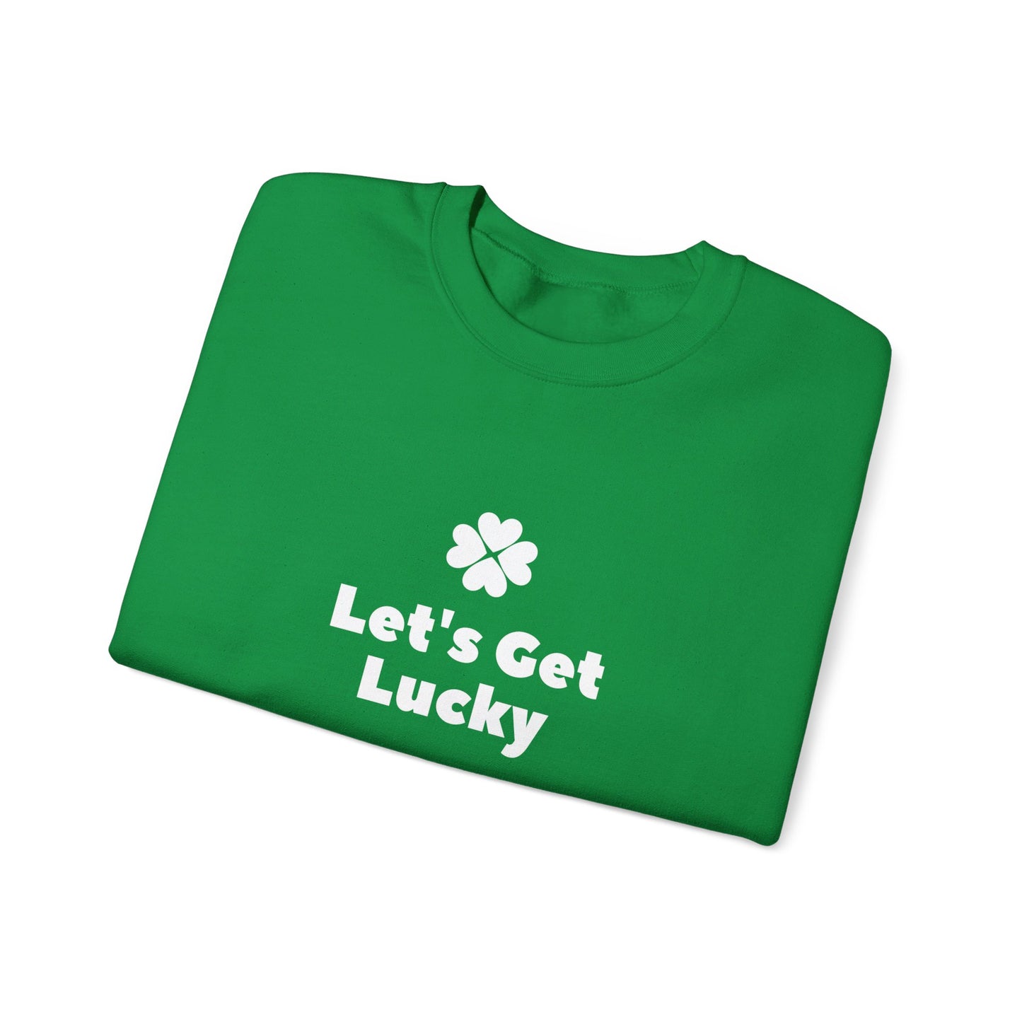 Festive Threads | St. Patrick's Day Let's Get Lucky Unisex Heavy Blend™ Crewneck Sweatshirt