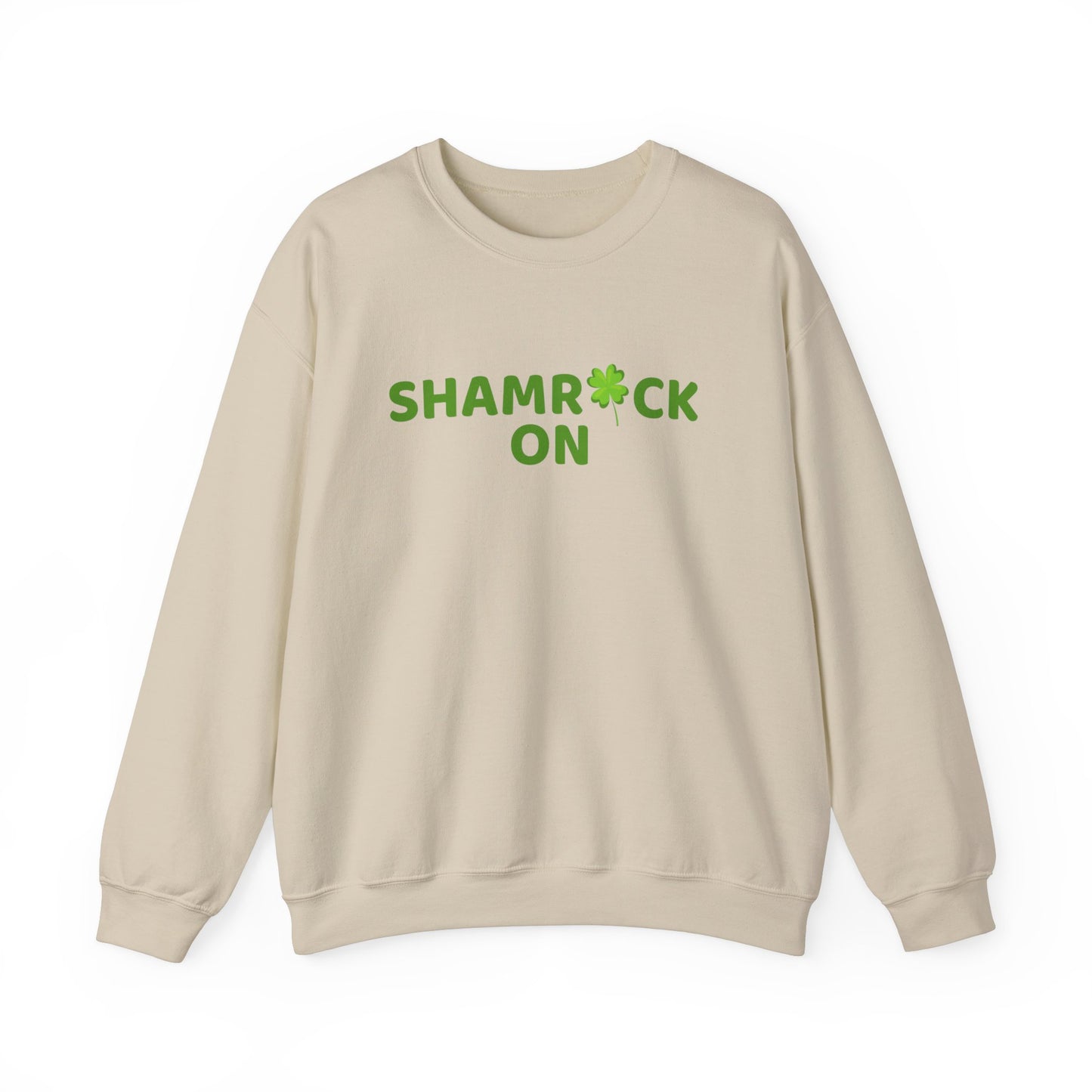 Festive Threads | St. Patrick's Day Shamrock's On Unisex Heavy Blend™ Crewneck Sweatshirt