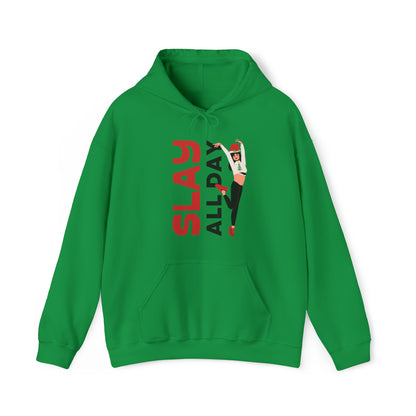 Festive Threads | Christmas Slay All Day Unisex Heavy Blend™ Hooded Sweatshirt