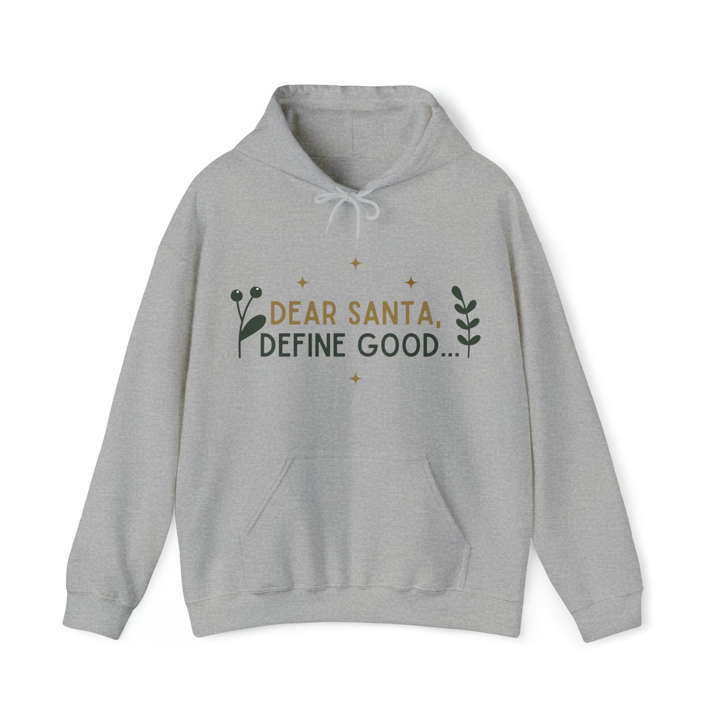 Festive Threads | Christmas Dear Santa Unisex Heavy Blend™ Hooded Sweatshirt