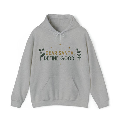 Festive Threads | Christmas Dear Santa Unisex Heavy Blend™ Hooded Sweatshirt