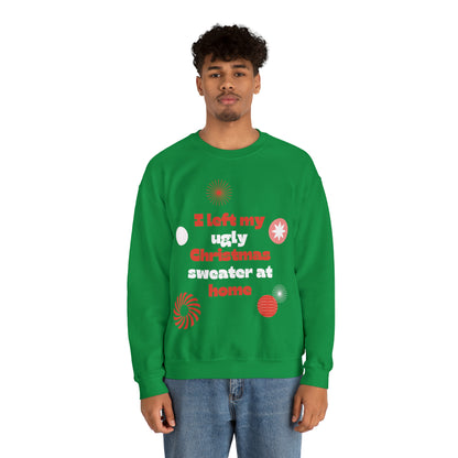 Festive Threads | Christmas Ugly Christmas Sweater Unisex Heavy Blend™ Crewneck Sweatshirt