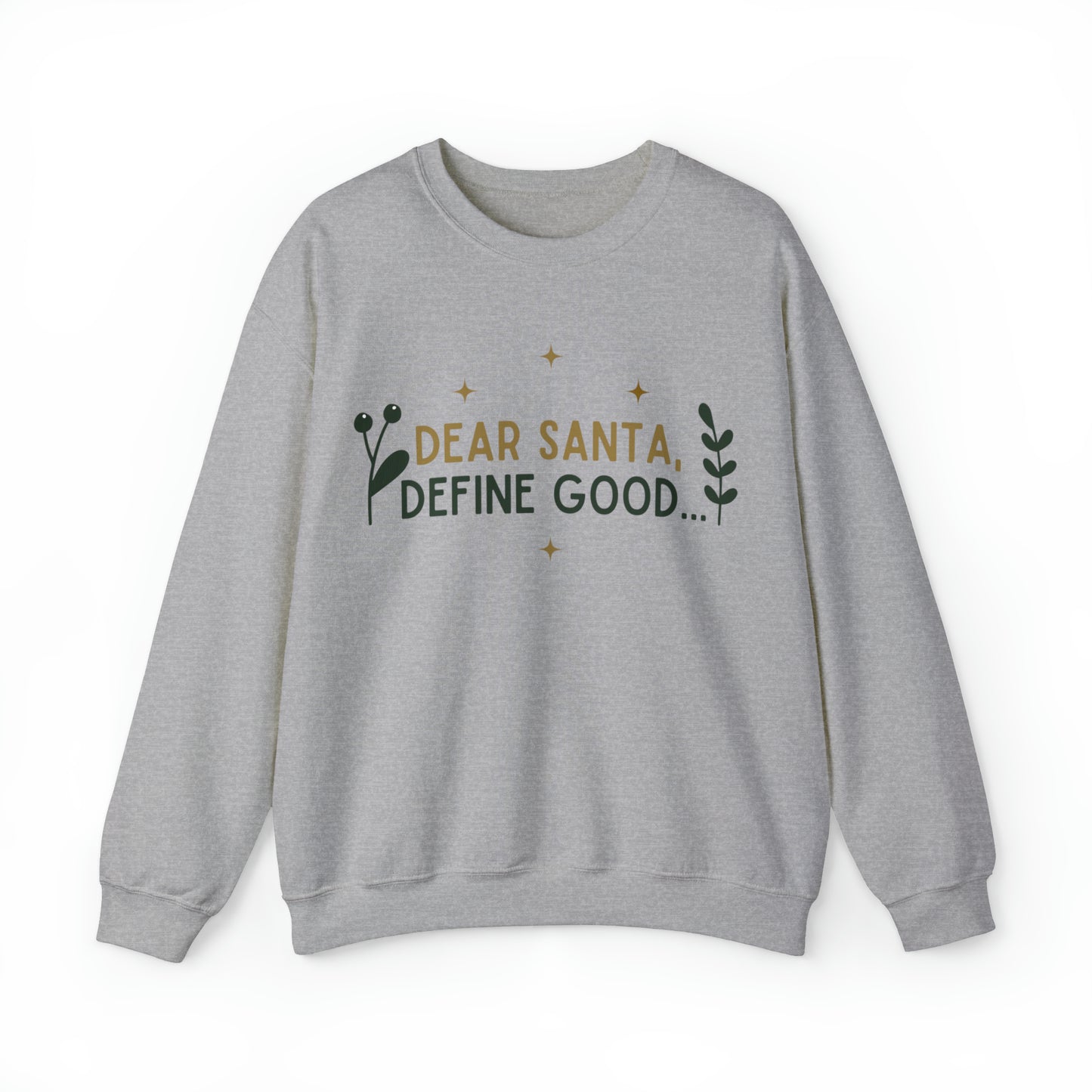 Festive Threads | Christmas Dear Santa Unisex Heavy Blend™ Crewneck Sweatshirt