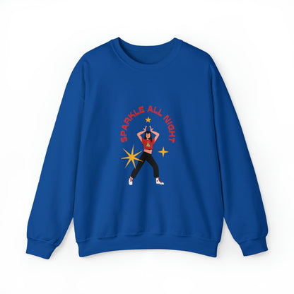 Festive Threads | Christmas Slay All Day Unisex Heavy Blend™ Crewneck Sweatshirt