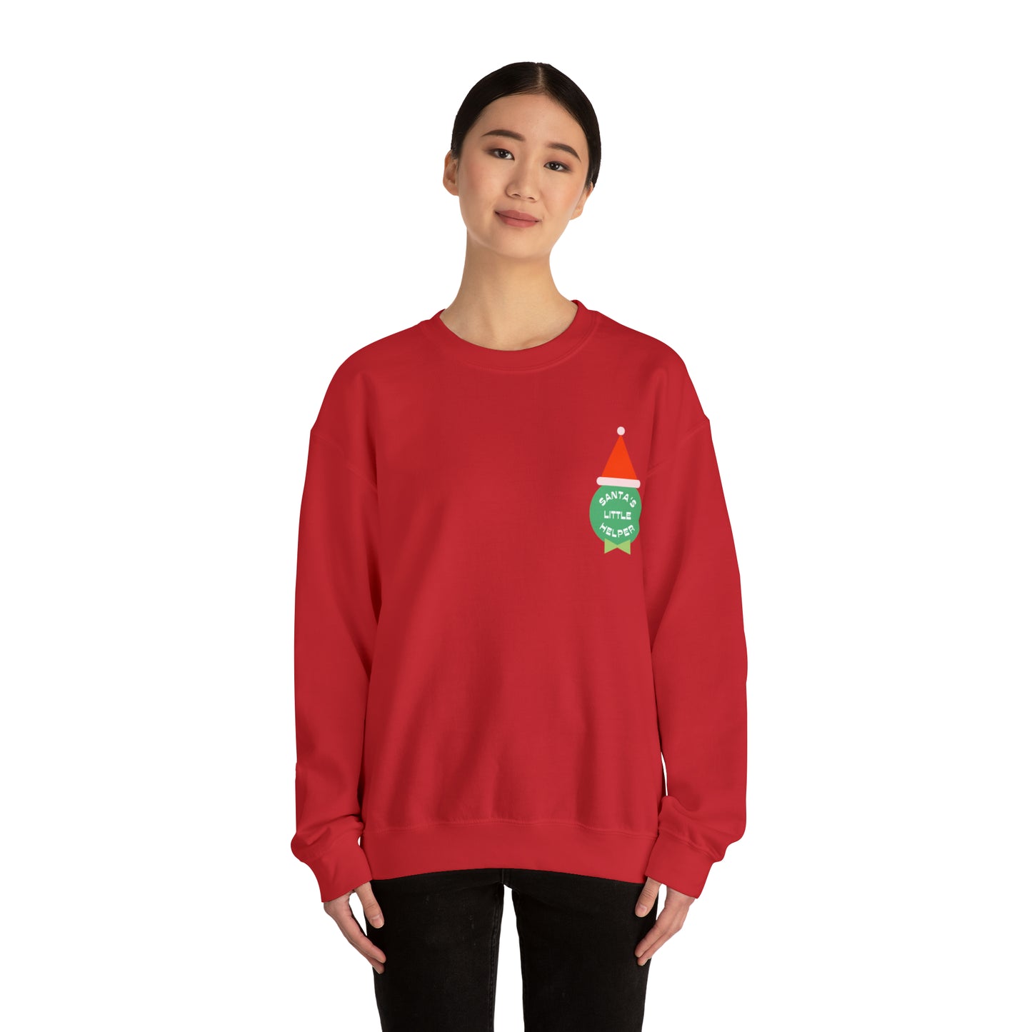 Festive Threads | Christmas Santa's Helper Unisex Heavy Blend™ Crewneck Sweatshirt