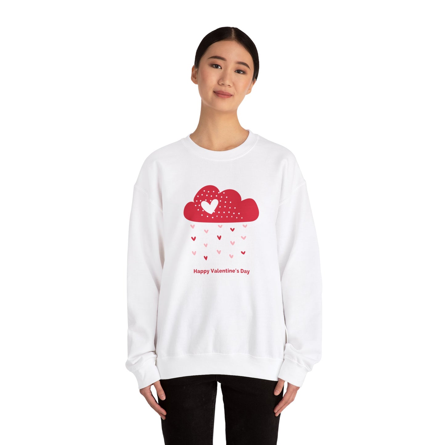 Festive Threads | Valentine's Happy Valentines Day Unisex Heavy Blend™ Crewneck Sweatshirt