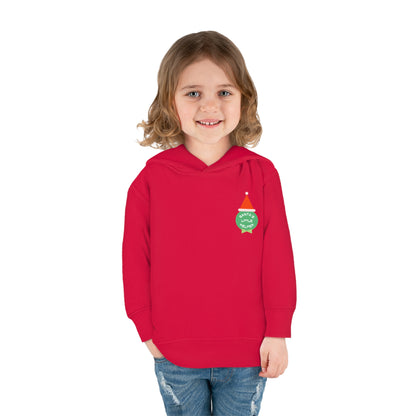 Festive Threads | Christmas Santa's Helper Toddler Pullover Fleece Hoodie