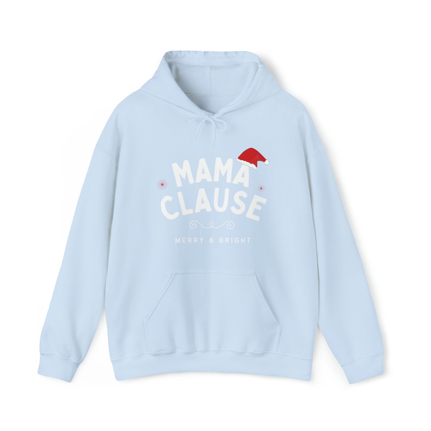 Festive Threads | Christmas Mama Clause Unisex Heavy Blend™ Hooded Sweatshirt