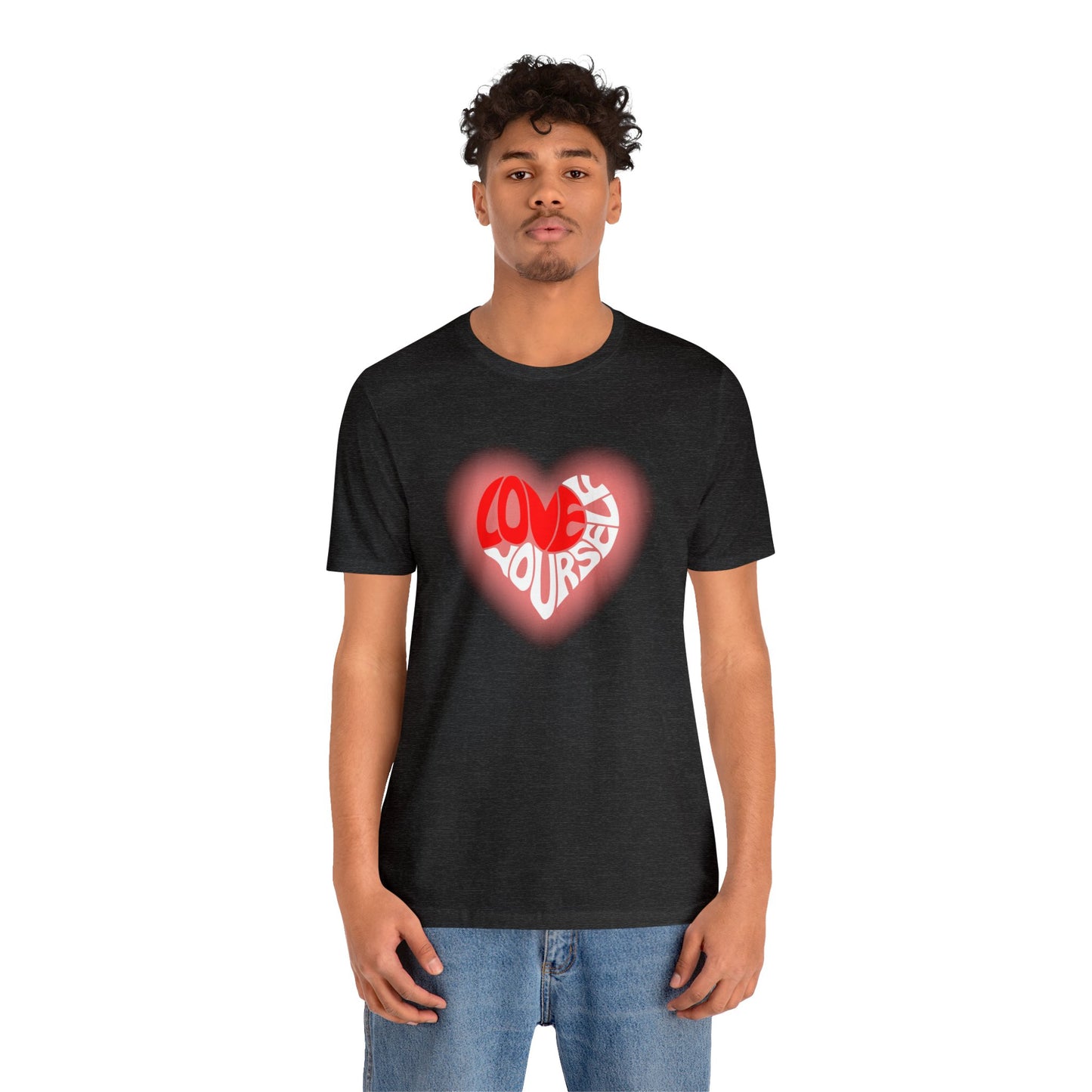 Festive Threads | Valentine's Love Yourself Unisex Jersey Short Sleeve Tee