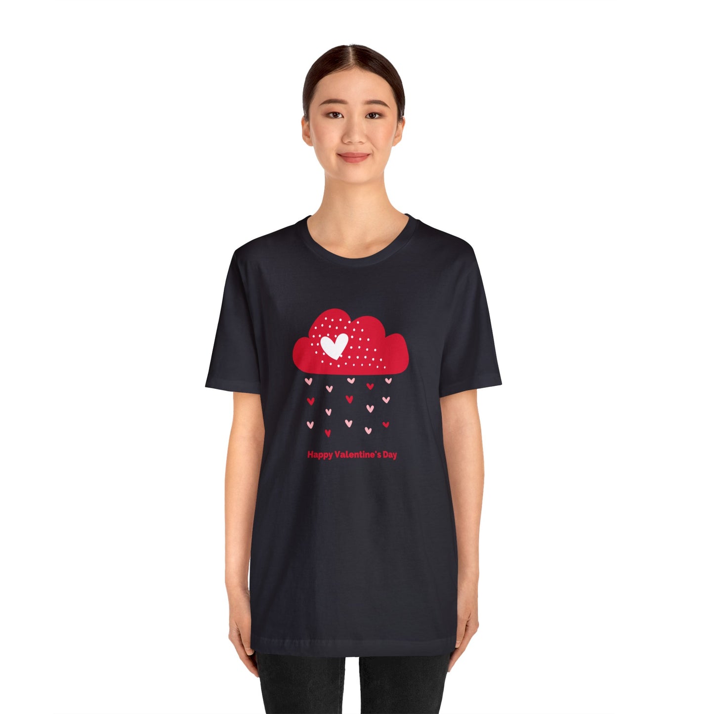 Festive Threads | Valentine's Happy Valentine's Day Unisex Jersey Short Sleeve Tee