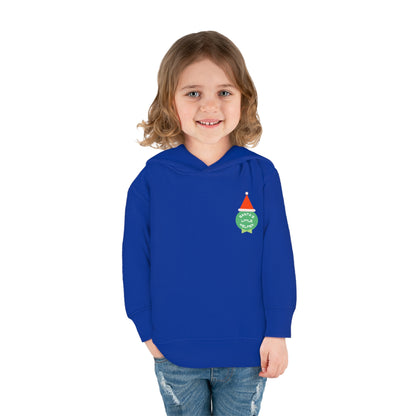 Festive Threads | Christmas Santa's Helper Toddler Pullover Fleece Hoodie