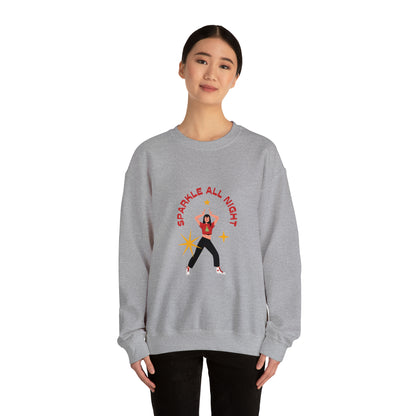 Festive Threads | Christmas Slay All Day Unisex Heavy Blend™ Crewneck Sweatshirt