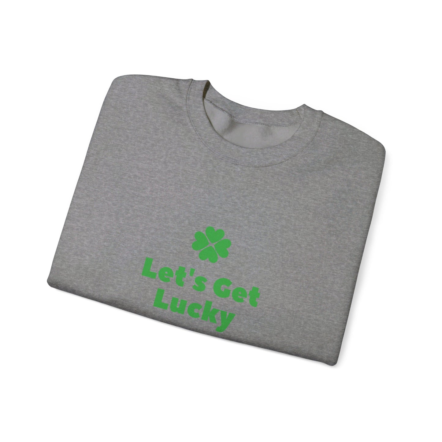 Festive Threads | St. Patrick's Day Let's Get Lucky Unisex Heavy Blend™ Crewneck Sweatshirt