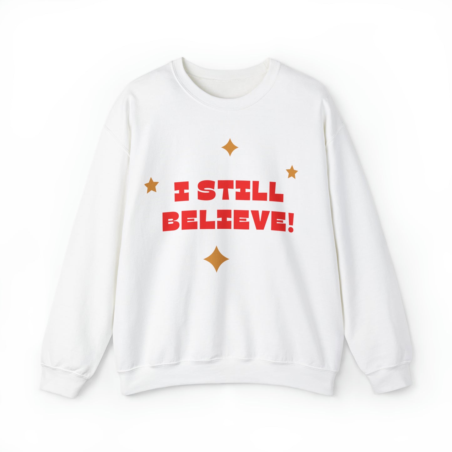 Festive Threads | Christmas I Still Believe Unisex Heavy Blend™ Crewneck Sweatshirt