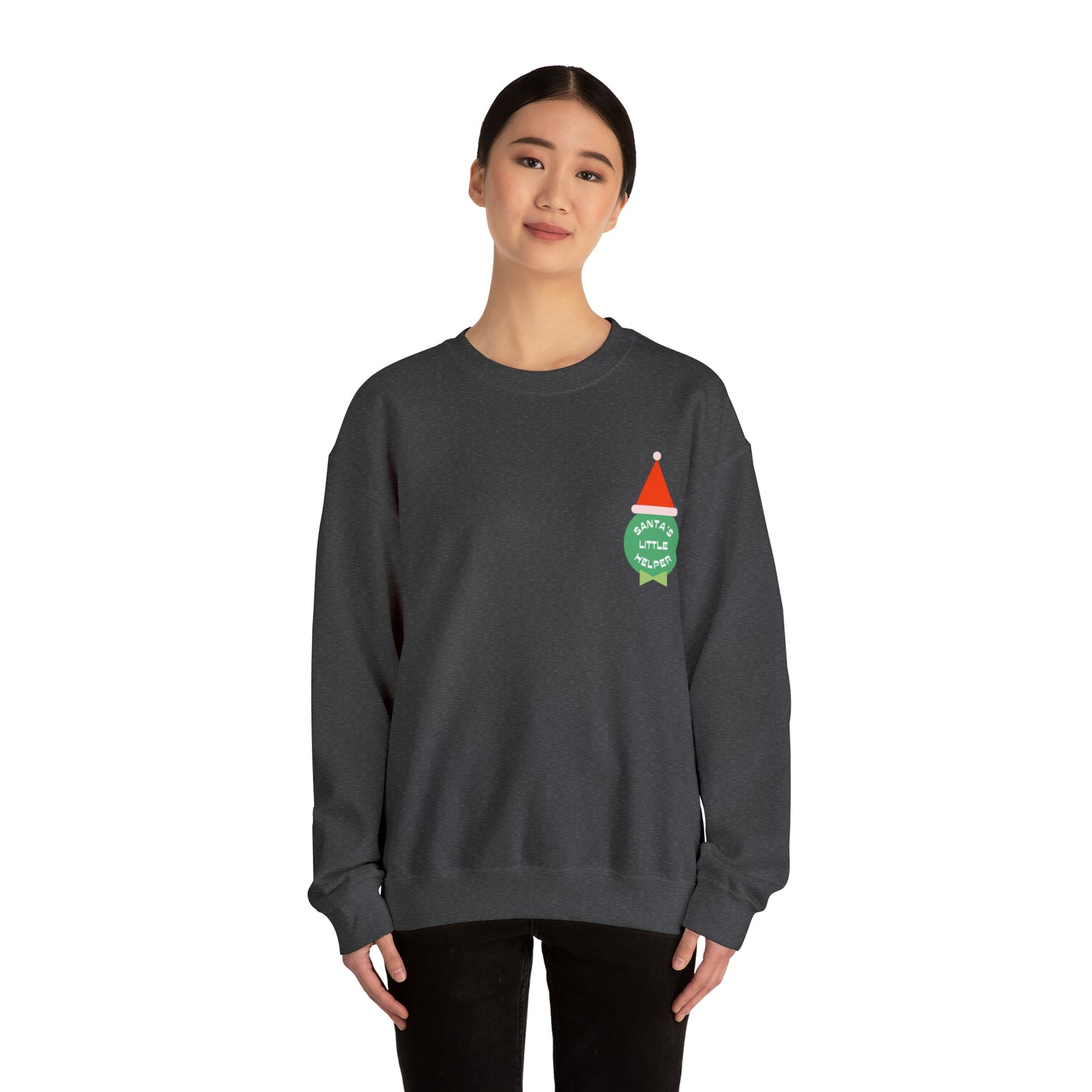 Festive Threads | Christmas Santa's Helper Unisex Heavy Blend™ Crewneck Sweatshirt