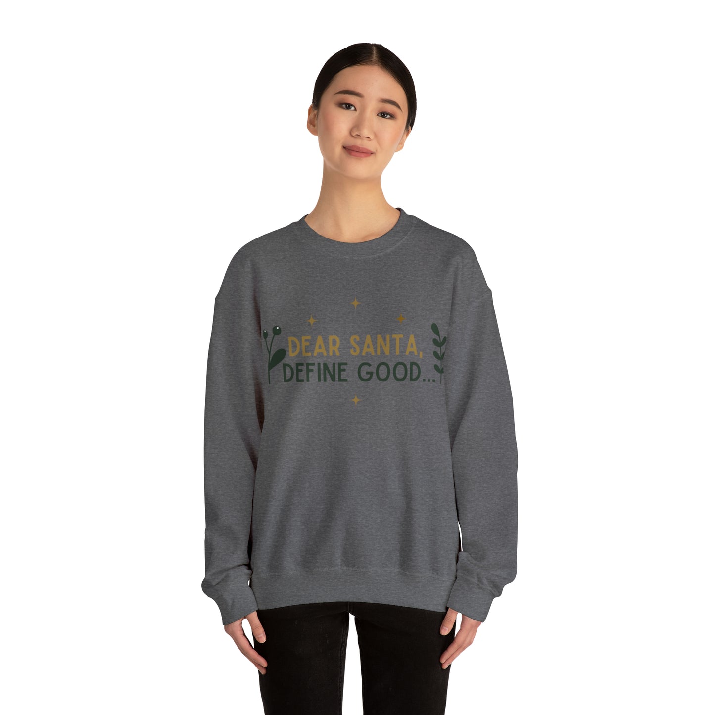 Festive Threads | Christmas Dear Santa Unisex Heavy Blend™ Crewneck Sweatshirt