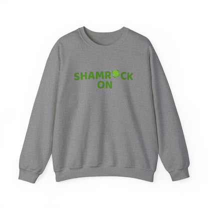 Festive Threads | St. Patrick's Day Shamrock's On Unisex Heavy Blend™ Crewneck Sweatshirt