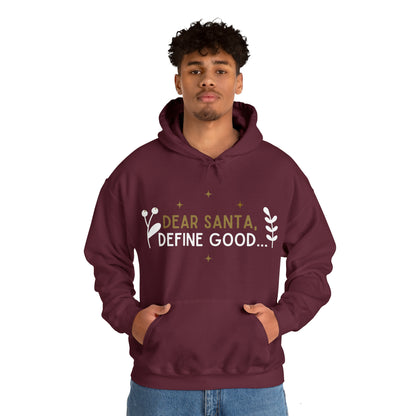 Festive Threads | Christmas Dear Santa Unisex Heavy Blend™ Hooded Sweatshirt