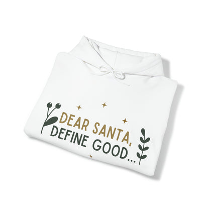 Festive Threads | Christmas Dear Santa Unisex Heavy Blend™ Hooded Sweatshirt