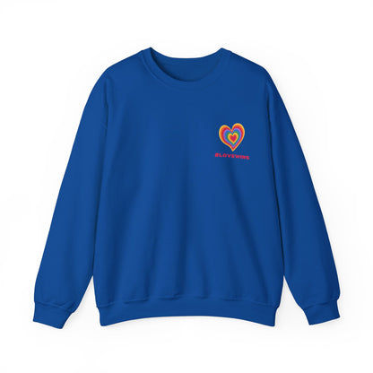 Festive Threads | Valentine's Love Wins Unisex Heavy Blend™ Crewneck Sweatshirt