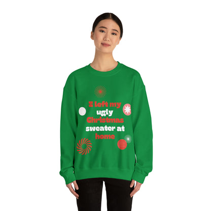 Festive Threads | Christmas Ugly Christmas Sweater Unisex Heavy Blend™ Crewneck Sweatshirt