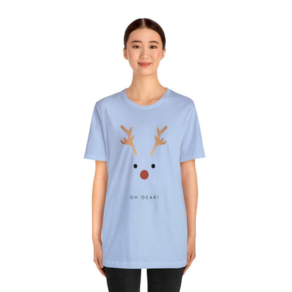 Festive Threads | Christmas Oh Deer! Unisex Jersey Short Sleeve Tee