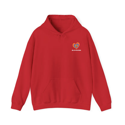 Festive Threads | Valentine's Love Wins Unisex Heavy Blend™ Hooded Sweatshirt