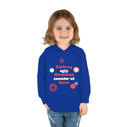 Festive Threads | Christmas Ugly Christmas Sweater Toddler Pullover Fleece Hoodie