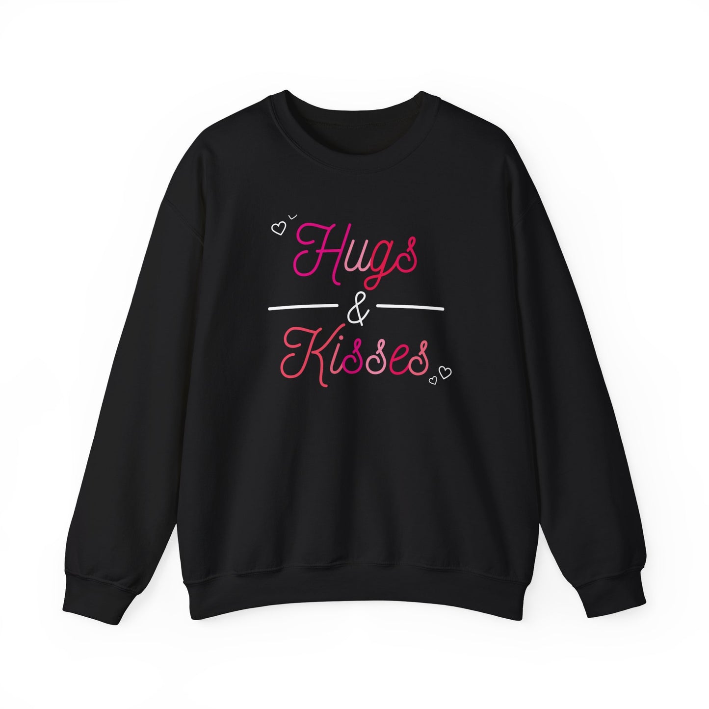 Festive Threads | Valentine's Hugs & Kisses Unisex Heavy Blend™ Crewneck Sweatshirt