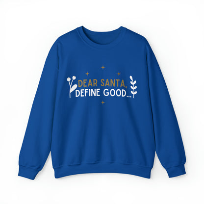 Festive Threads | Christmas Dear Santa Unisex Heavy Blend™ Crewneck Sweatshirt