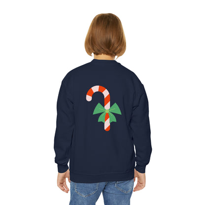 Festive Threads | Christmas Santa's Helper Youth Crewneck Sweatshirt