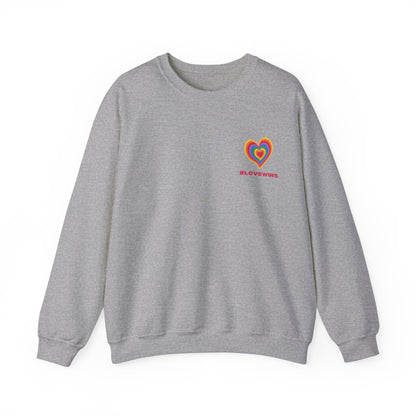 Festive Threads | Valentine's Love Wins Unisex Heavy Blend™ Crewneck Sweatshirt