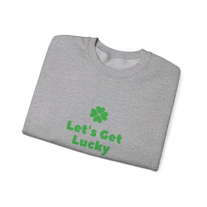 Festive Threads | St. Patrick's Day Let's Get Lucky Unisex Heavy Blend™ Crewneck Sweatshirt