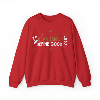 Festive Threads | Christmas Dear Santa Unisex Heavy Blend™ Crewneck Sweatshirt