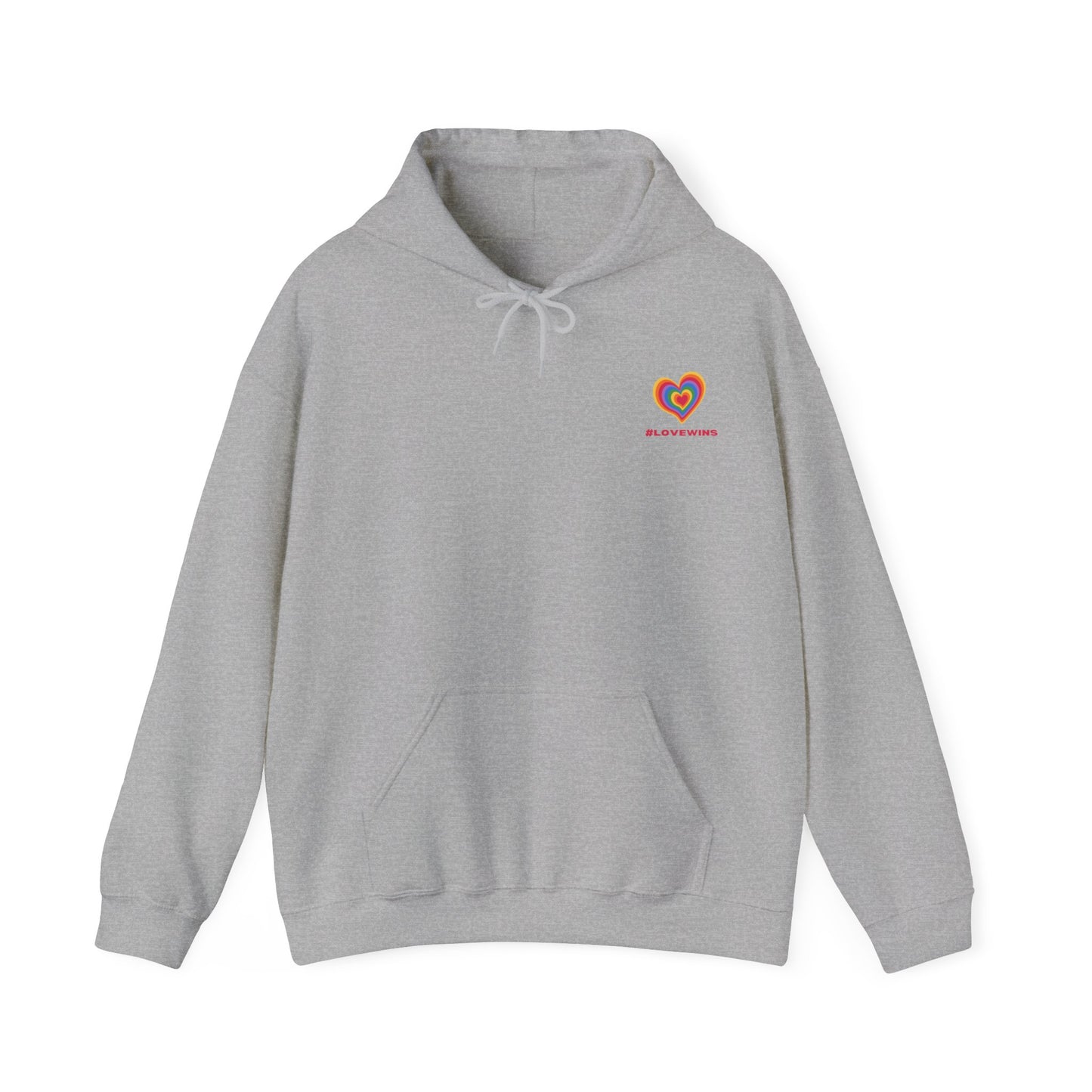 Festive Threads | Valentine's Love Wins Unisex Heavy Blend™ Hooded Sweatshirt