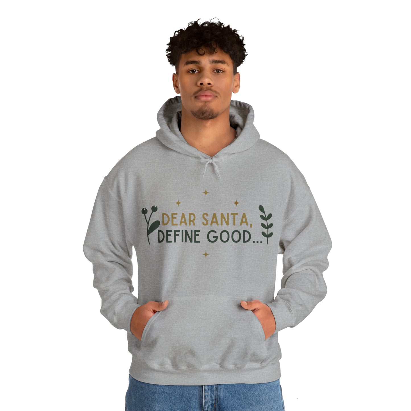 Festive Threads | Christmas Dear Santa Unisex Heavy Blend™ Hooded Sweatshirt