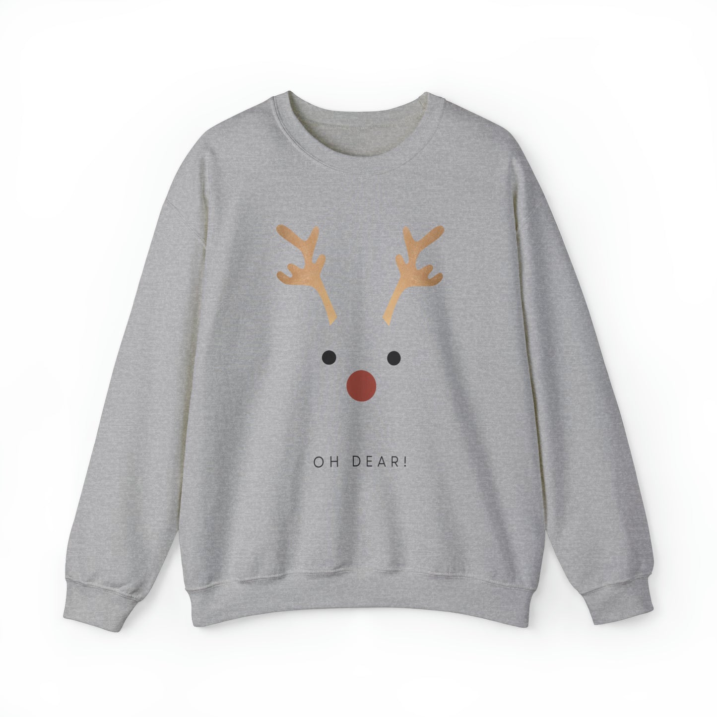 Festive Threads | Christmas Oh Dear Unisex Heavy Blend™ Crewneck Sweatshirt