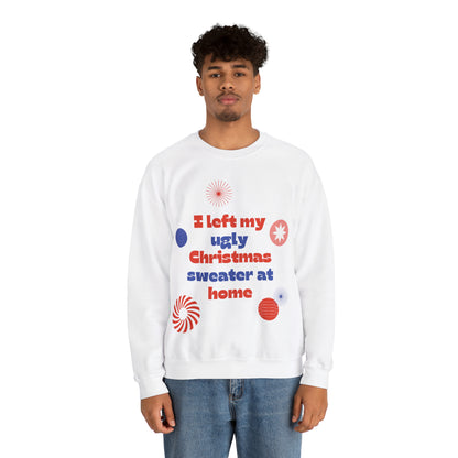 Festive Threads | Christmas Ugly Christmas Sweater Unisex Heavy Blend™ Crewneck Sweatshirt