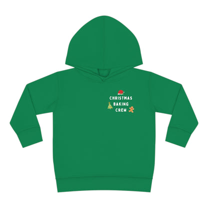 Festive Threads | Christmas Baking Crew Toddler Pullover Fleece Hoodie