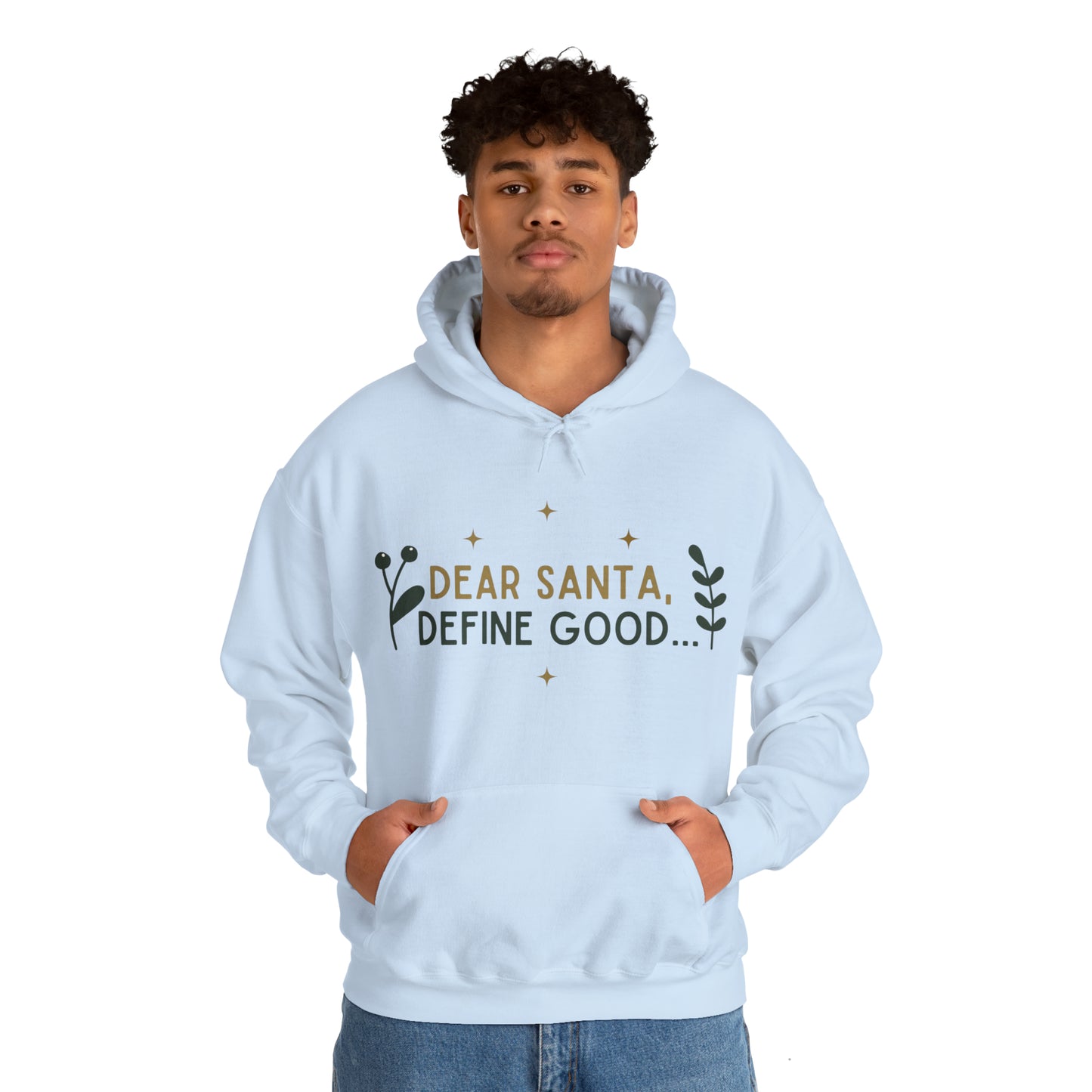 Festive Threads | Christmas Dear Santa Unisex Heavy Blend™ Hooded Sweatshirt